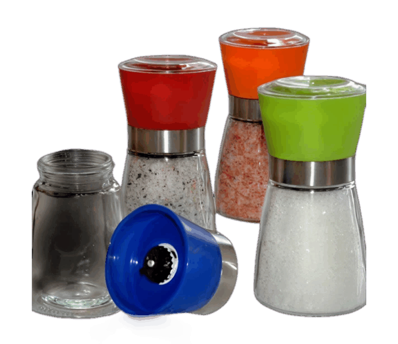 Glass Bottom Salt Grinder